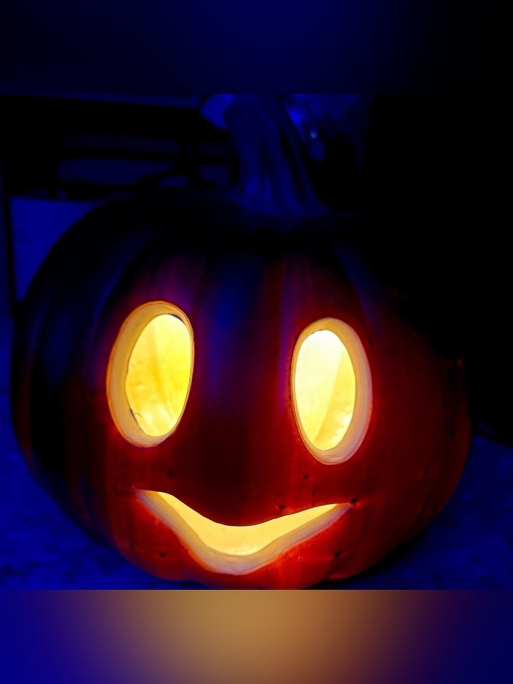 Vintage Pumpkin Jack O Lantern Lighted Halloween Fall Decor - Picture 4 of 14